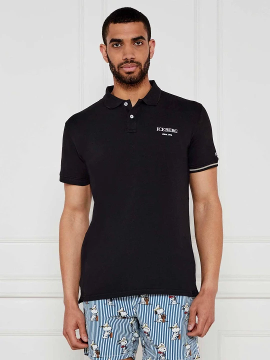 Zdjęcie produktu Iceberg Polo | Regular Fit czarny