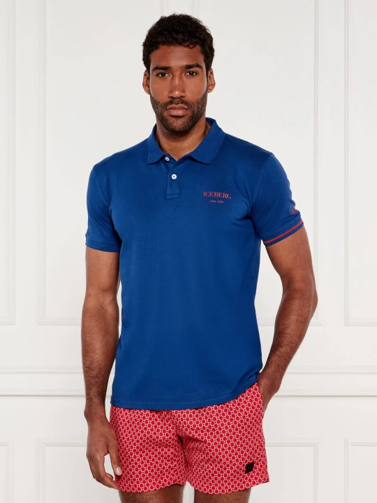 Zdjęcie produktu Iceberg Polo | Regular Fit granatowy