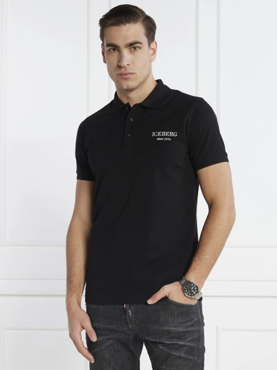 Zdjęcie produktu Iceberg Polo | Regular Fit czarny