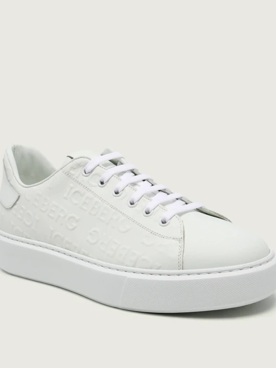 Zdjęcie produktu Iceberg Skórzane sneakersy BOZEMA biały