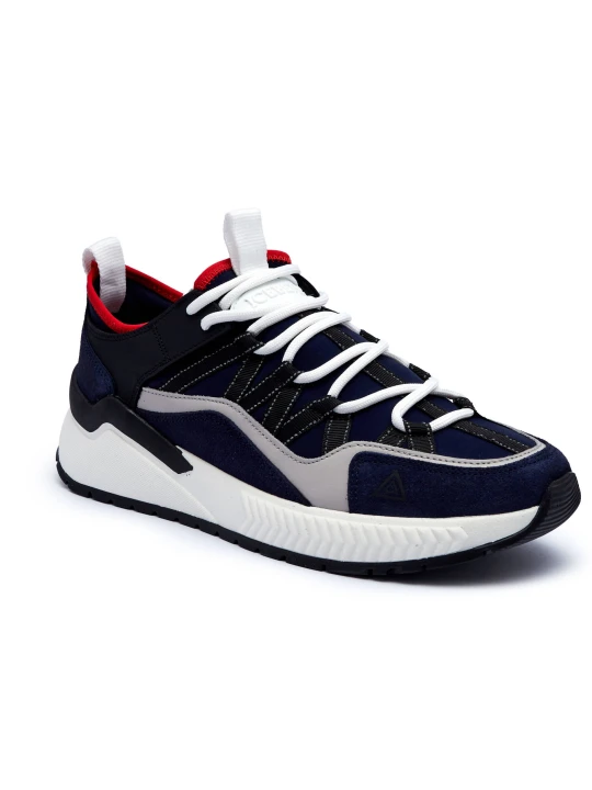 Zdjęcie produktu Iceberg Skórzane sneakersy COMB.DEEP BLU granatowy