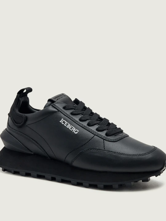 Zdjęcie produktu Iceberg Skórzane sneakersy Hyper czarny