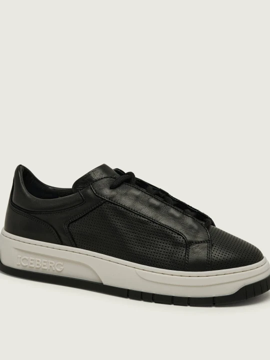 Zdjęcie produktu Iceberg Skórzane sneakersy UOMO 22E czarny