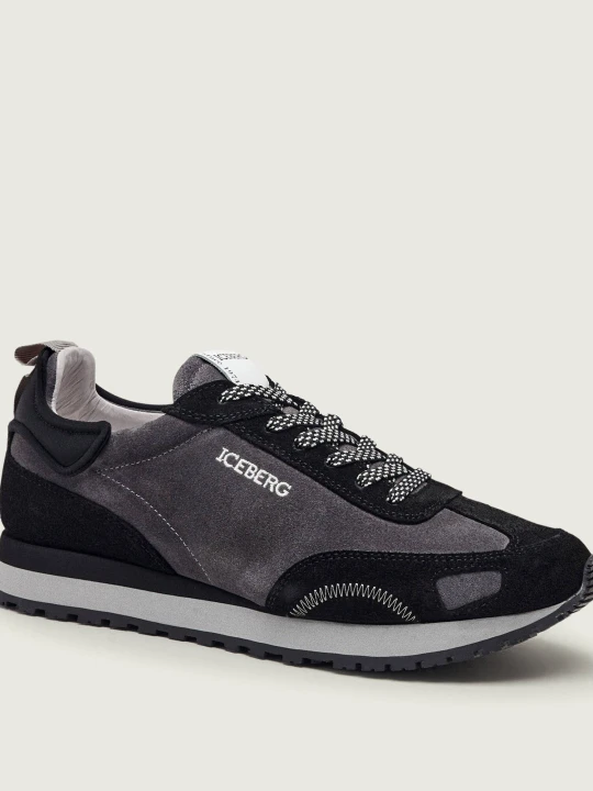 Zdjęcie produktu Iceberg Sneakersy UOMO 22E | zamsz czarny