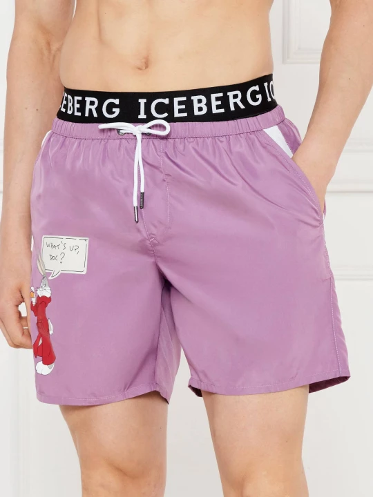 Zdjęcie produktu Iceberg Szorty kąpielowe Ice Iceberg X Warner fioletowy