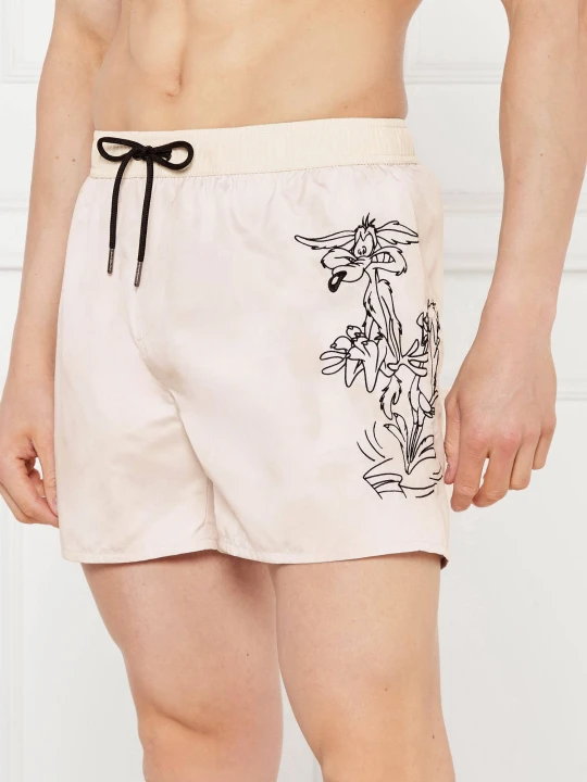 Zdjęcie produktu Iceberg Szorty kąpielowe Ice Iceberg x Warner | Regular Fit beżowy