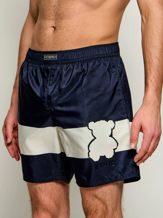 Zdjęcie produktu Iceberg Szorty kąpielowe | Regular Fit granatowy