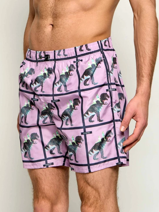 Zdjęcie produktu Iceberg Szorty kąpielowe | Regular Fit różowy