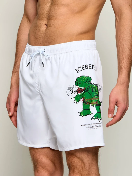 Zdjęcie produktu Iceberg Szorty kąpielowe | Regular Fit biały