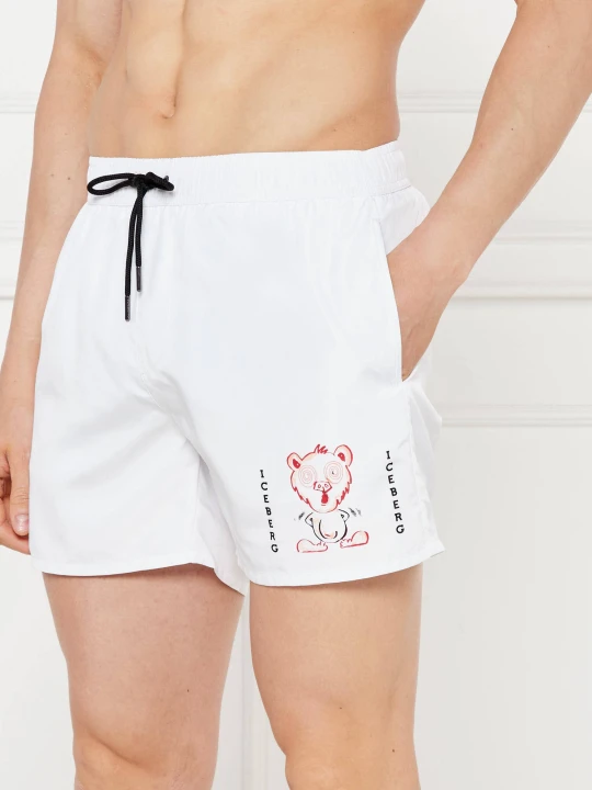 Zdjęcie produktu Iceberg Szorty kąpielowe | Regular Fit biały