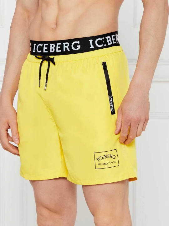 Zdjęcie produktu Iceberg Szorty kąpielowe | Regular Fit żółty