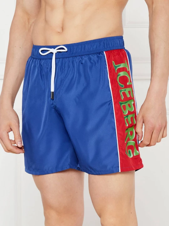 Zdjęcie produktu Iceberg Szorty kąpielowe | Regular Fit niebieski