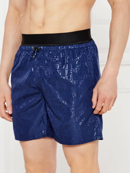 Zdjęcie produktu Iceberg Szorty kąpielowe | Regular Fit granatowy