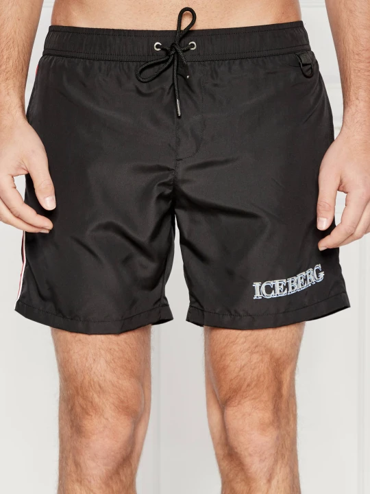 Zdjęcie produktu Iceberg Szorty kąpielowe | Regular Fit czarny