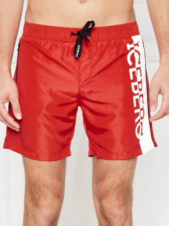 Zdjęcie produktu Iceberg Szorty kąpielowe | Regular Fit czerwony