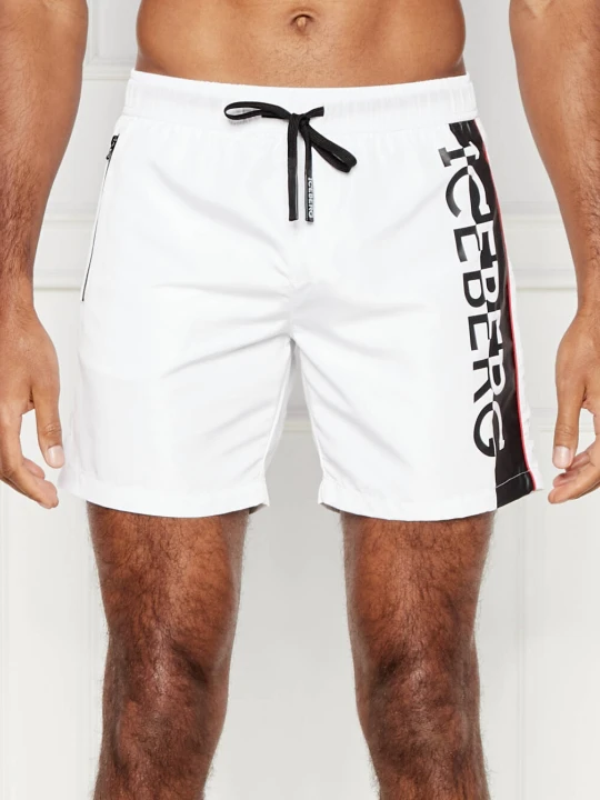Zdjęcie produktu Iceberg Szorty kąpielowe | Regular Fit biały