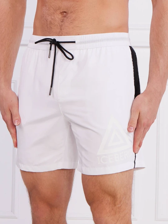 Zdjęcie produktu Iceberg Szorty kąpielowe | Regular Fit biały