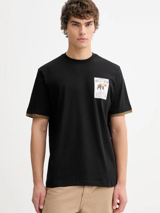 Zdjęcie produktu Iceberg t-shirt bawełniany czarny