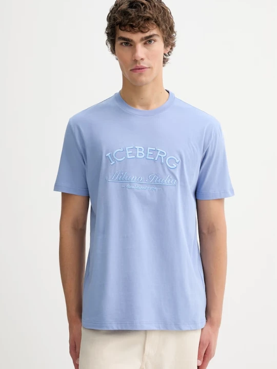 Zdjęcie produktu Iceberg t-shirt bawełniany niebieski