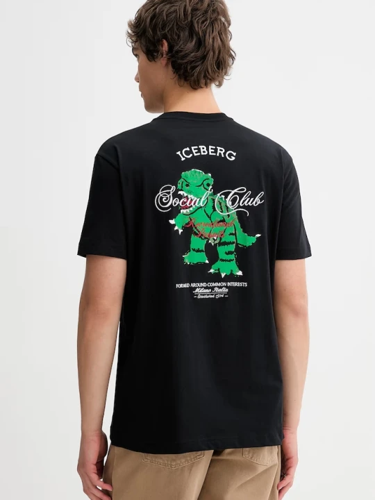 Zdjęcie produktu Iceberg t-shirt bawełniany czarny
