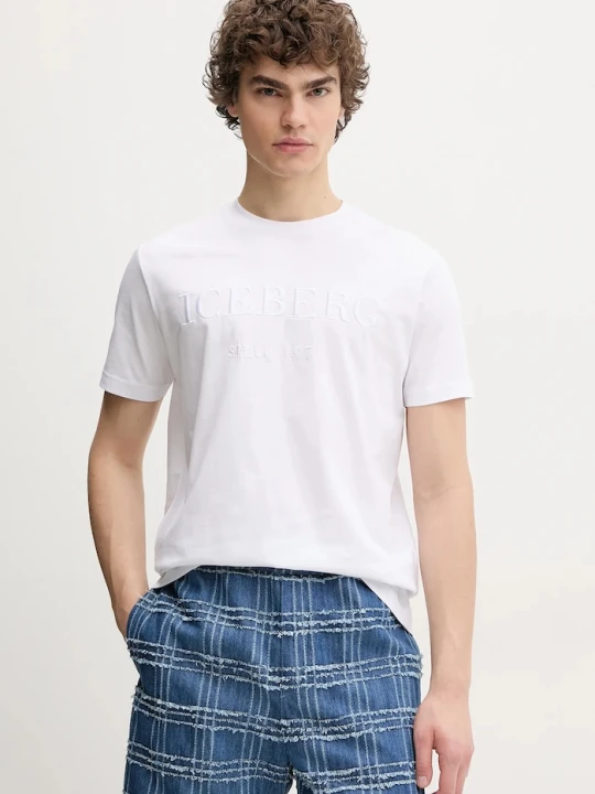 Zdjęcie produktu Iceberg t-shirt bawełniany biały