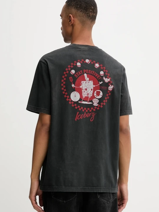 Zdjęcie produktu Iceberg t-shirt bawełniany szary
