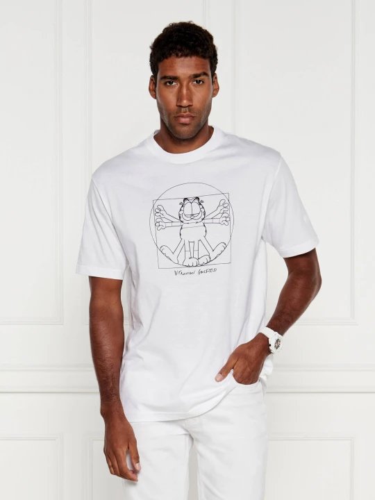 Zdjęcie produktu Iceberg T-shirt ICEBERG X GARFIELD | Regular Fit biały