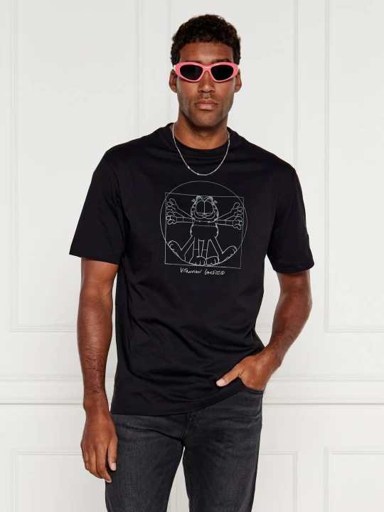 Zdjęcie produktu Iceberg T-shirt ICEBERG X GARFIELD | Regular Fit czarny