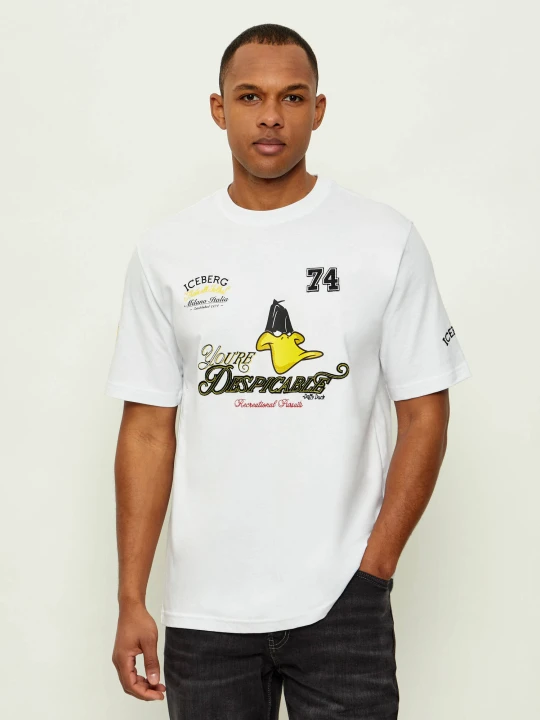 Zdjęcie produktu Iceberg T-shirt | Iceberg X LOONEY TUNES | Regular Fit biały