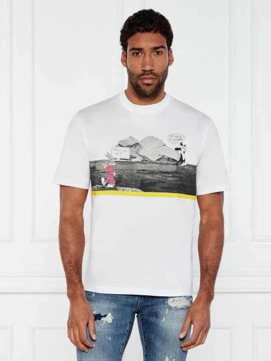 Zdjęcie produktu Iceberg T-shirt ICEBERG X LOONEY TUNES | Regular Fit biały