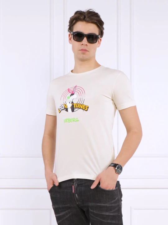 Zdjęcie produktu Iceberg T-shirt iceberg x looney tunes | Regular Fit ecru