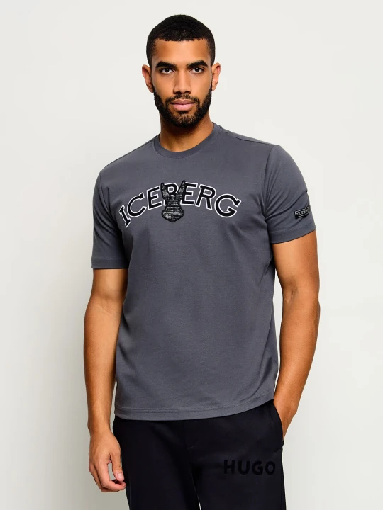 Zdjęcie produktu Iceberg T-shirt | Iceberg x Looney Tunes | Regular Fit szary