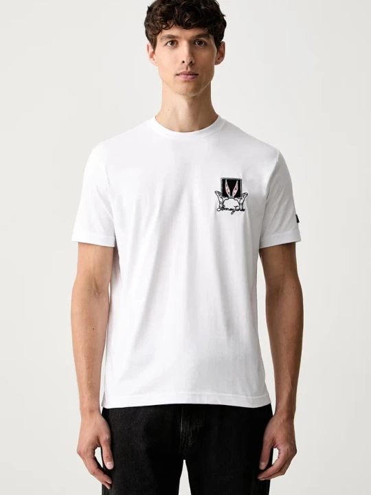 Zdjęcie produktu Iceberg T-shirt męski bawełniany biały