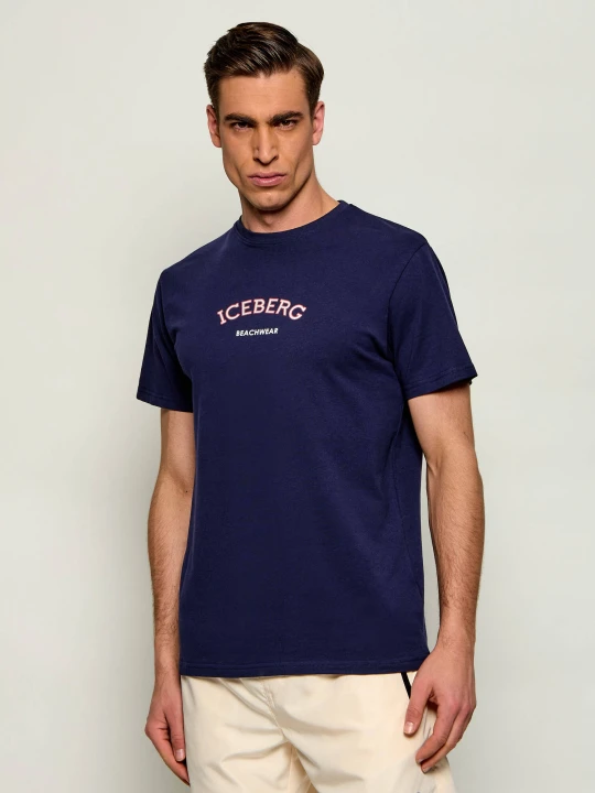 Zdjęcie produktu Iceberg T-shirt | Regular Fit granatowy