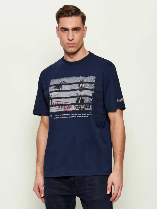 Zdjęcie produktu Iceberg T-shirt | Regular Fit granatowy