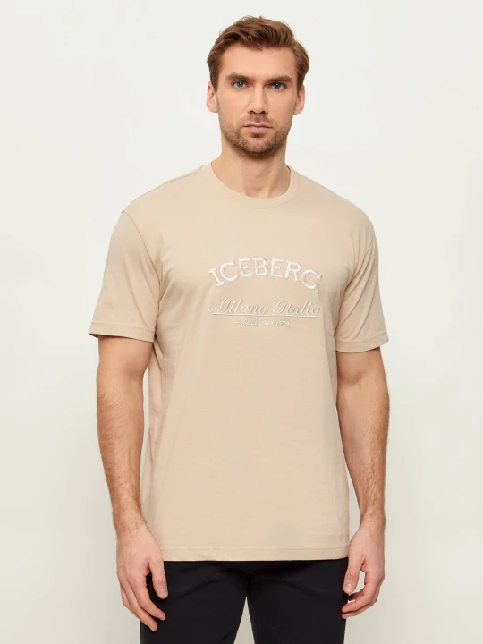 Zdjęcie produktu Iceberg T-shirt | Regular Fit beżowy
