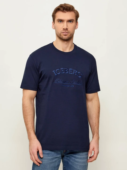 Zdjęcie produktu Iceberg T-shirt | Regular Fit granatowy