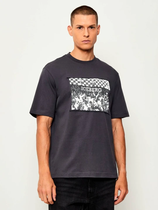 Zdjęcie produktu Iceberg T-shirt | Regular Fit grafitowy