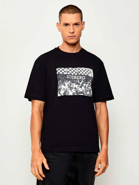 Zdjęcie produktu Iceberg T-shirt | Regular Fit czarny