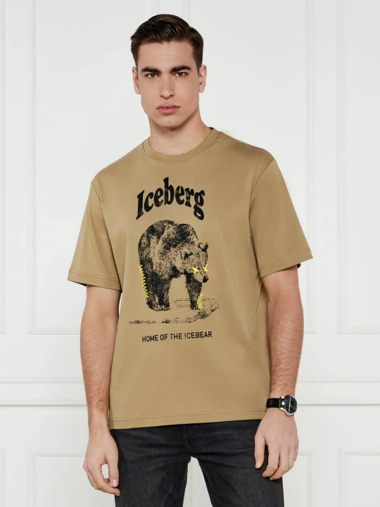 Zdjęcie produktu Iceberg T-shirt | Regular Fit beżowy