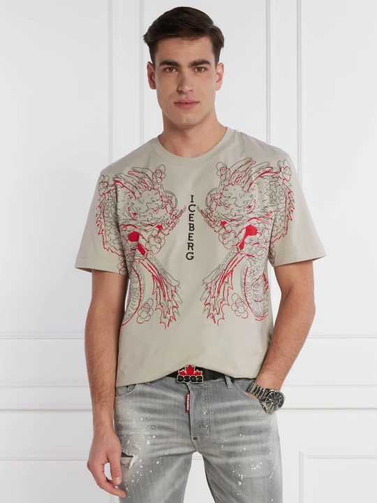 Zdjęcie produktu Iceberg T-shirt | Regular Fit beżowy