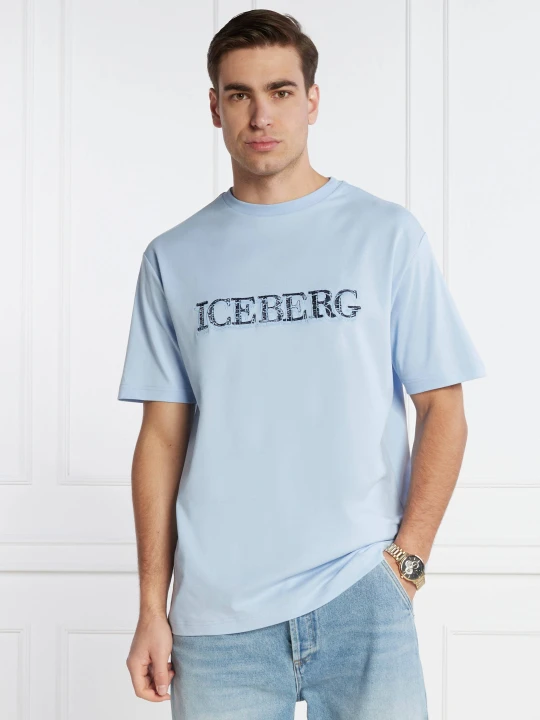 Zdjęcie produktu Iceberg T-shirt | Regular Fit błękitny