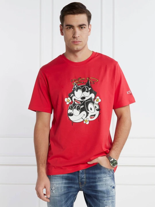 Zdjęcie produktu Iceberg T-shirt | Regular Fit czerwony