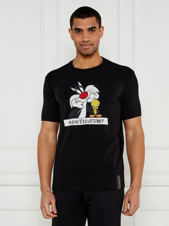 Zdjęcie produktu Iceberg T-shirt | Slim Fit czarny