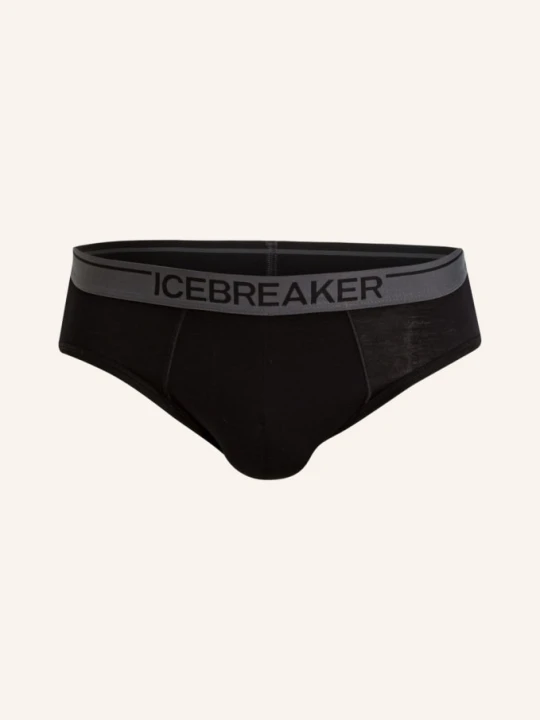 Zdjęcie produktu Icebreaker Bielizna Funkcyjna – Slipy Anatomica Z Dodatkiem Wełny Merino schwarz CZARNY