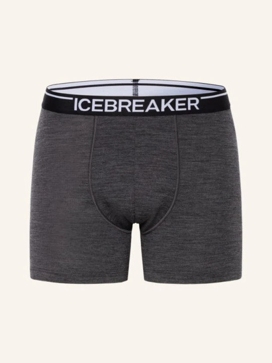 Zdjęcie produktu Icebreaker Bokserki Z Bielizny Funkcyjnej Anatomica Z Wełny Merino grau SZARY