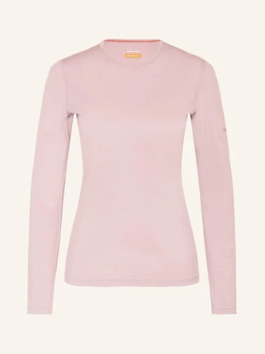 Zdjęcie produktu Icebreaker Koszulka Funkcyjna 200 Oasis Z Wełny Merino beige BLADORÓŻOWY