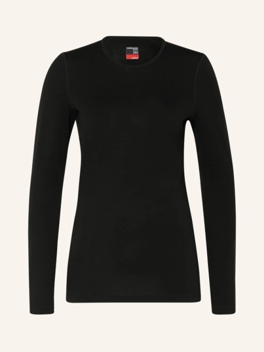 Zdjęcie produktu Icebreaker Koszulka Funkcyjna 260 Tech Z Wełny Merino schwarz CZARNY