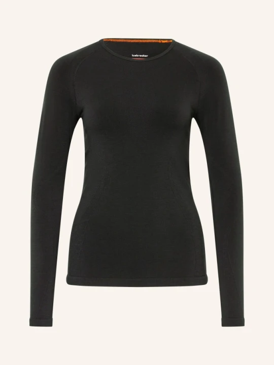 Zdjęcie produktu Icebreaker Koszulka Funkcyjna Mer 260 Zoneknit Seamless Z Wełną Merino schwarz CZARNY