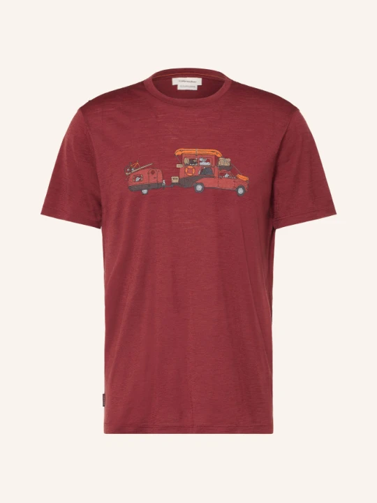 Zdjęcie produktu Icebreaker Koszulka Merino 150 Tech Lite rot CIEMNOCZERWONY
